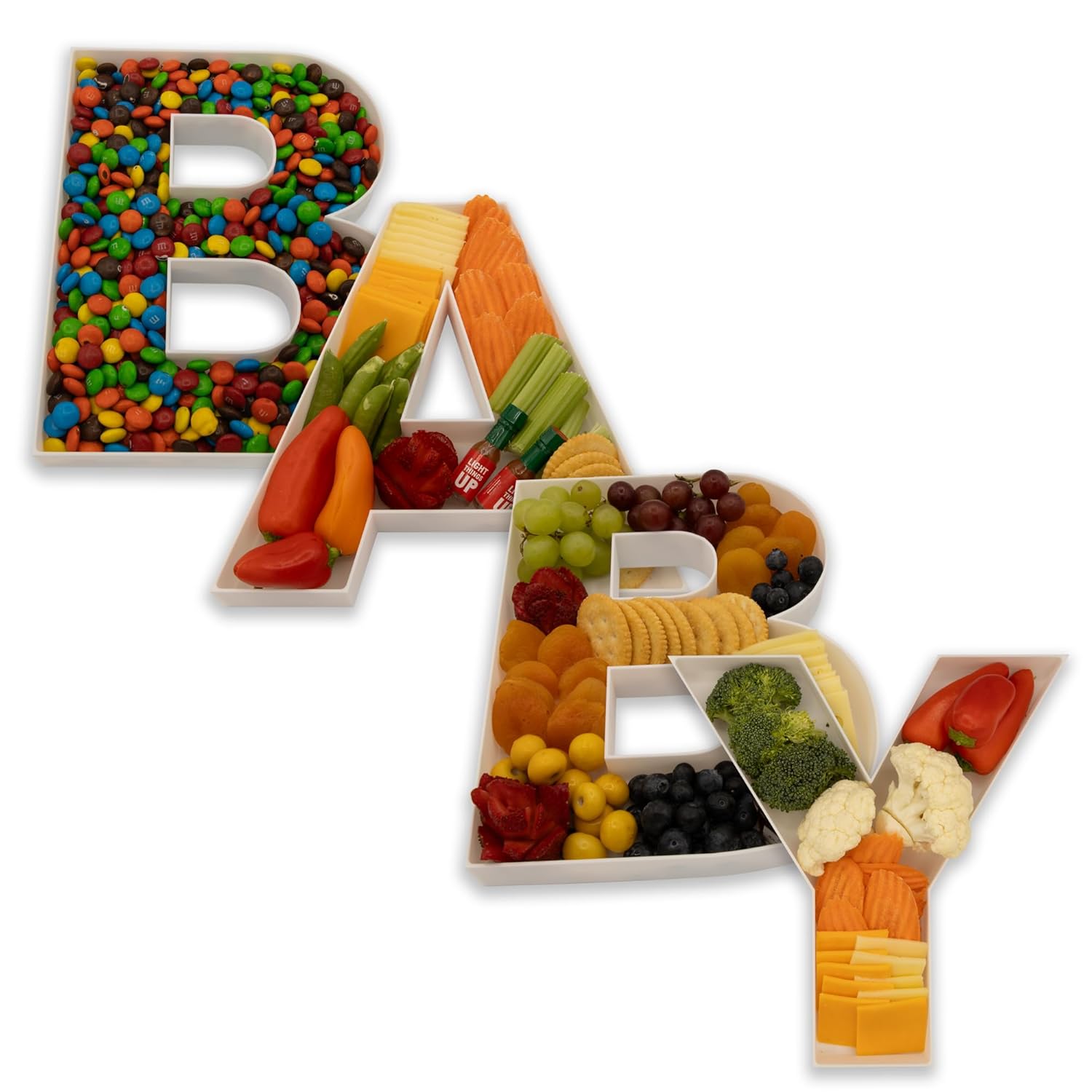 Baby Food Ideas - Наполняемые пищевые буквы в форме сладости,