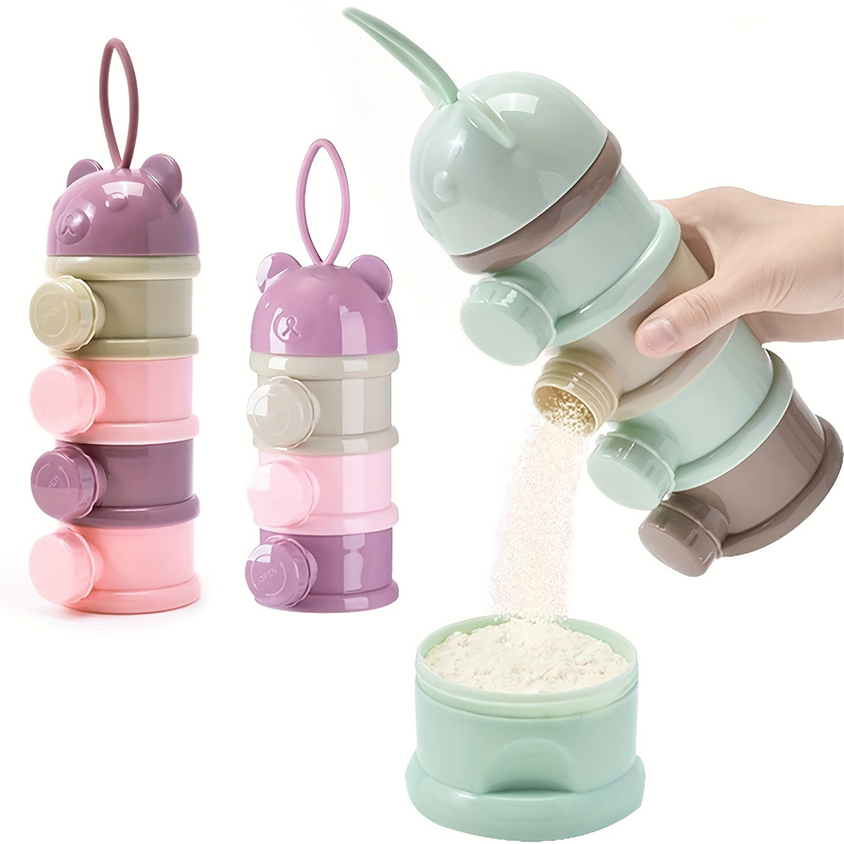 Baby Food Dispenser - Контейнер для детского сухого молока большой