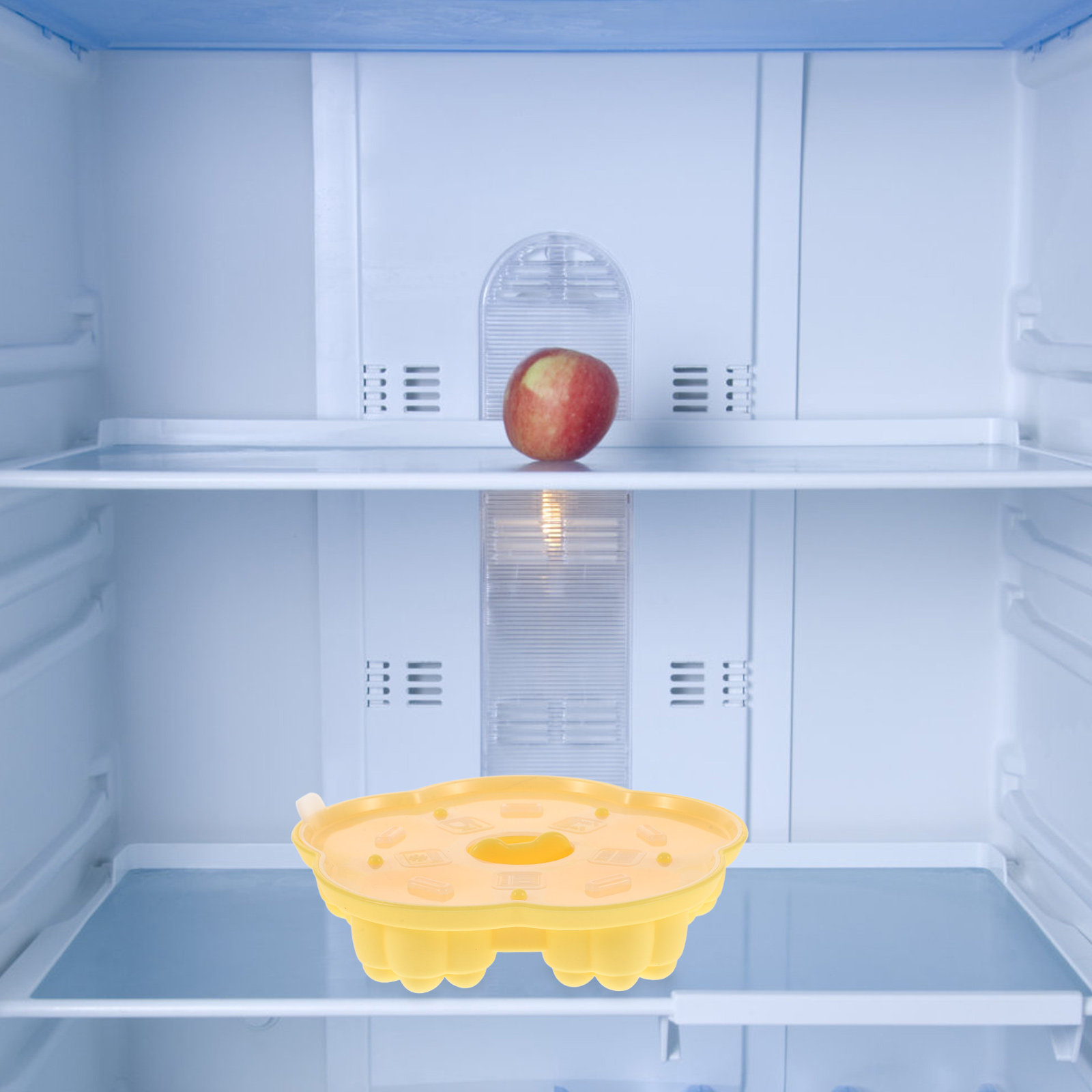 Baby Food Yellow - Силиконовые формы для детского питания, поддон